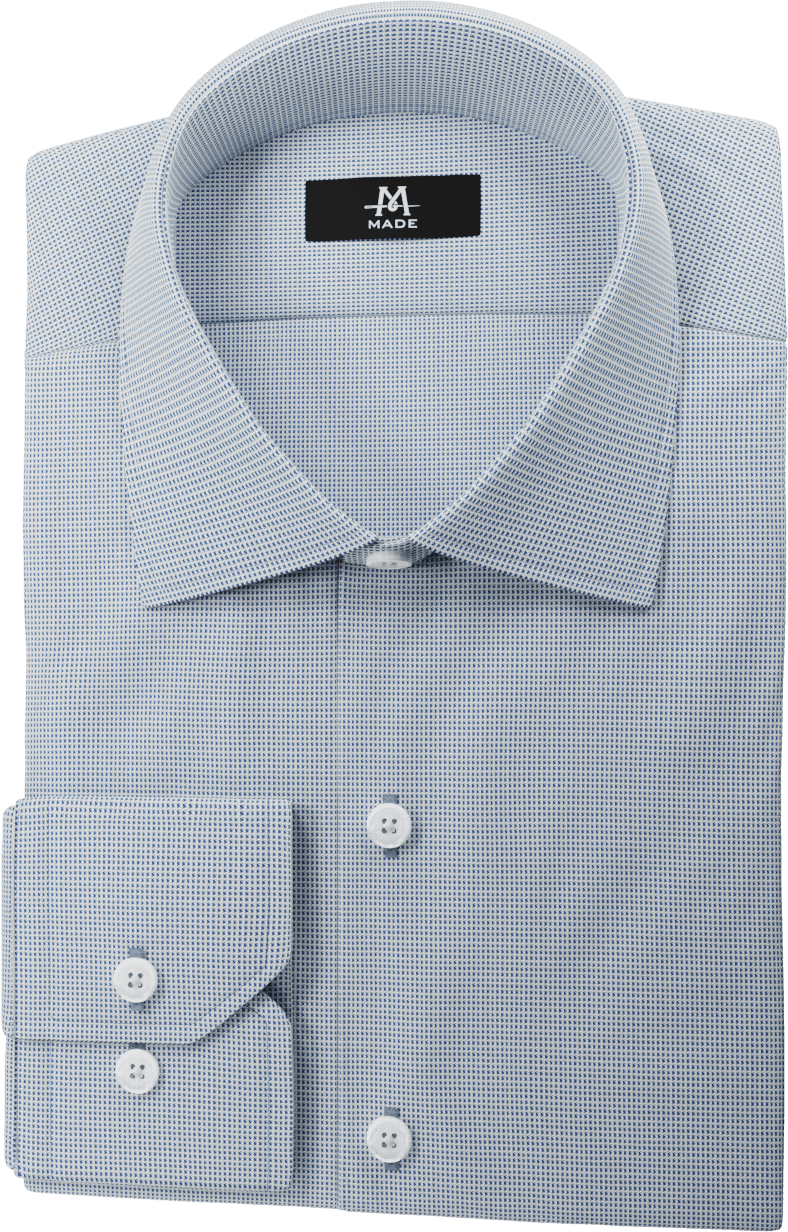 3D rendering of a blue dress-shirt